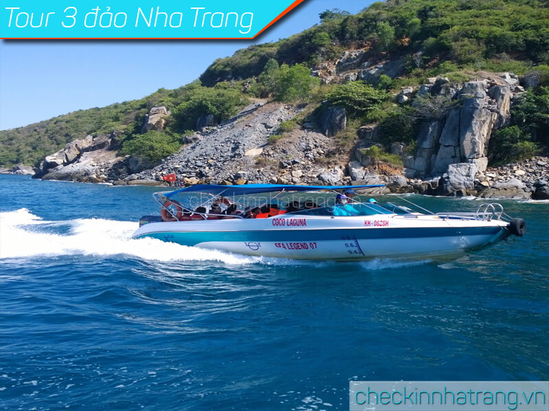 Tour 3 đảo cano Nha Trang